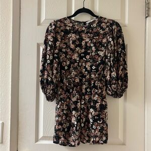 Floral Puff Sleeve Dress